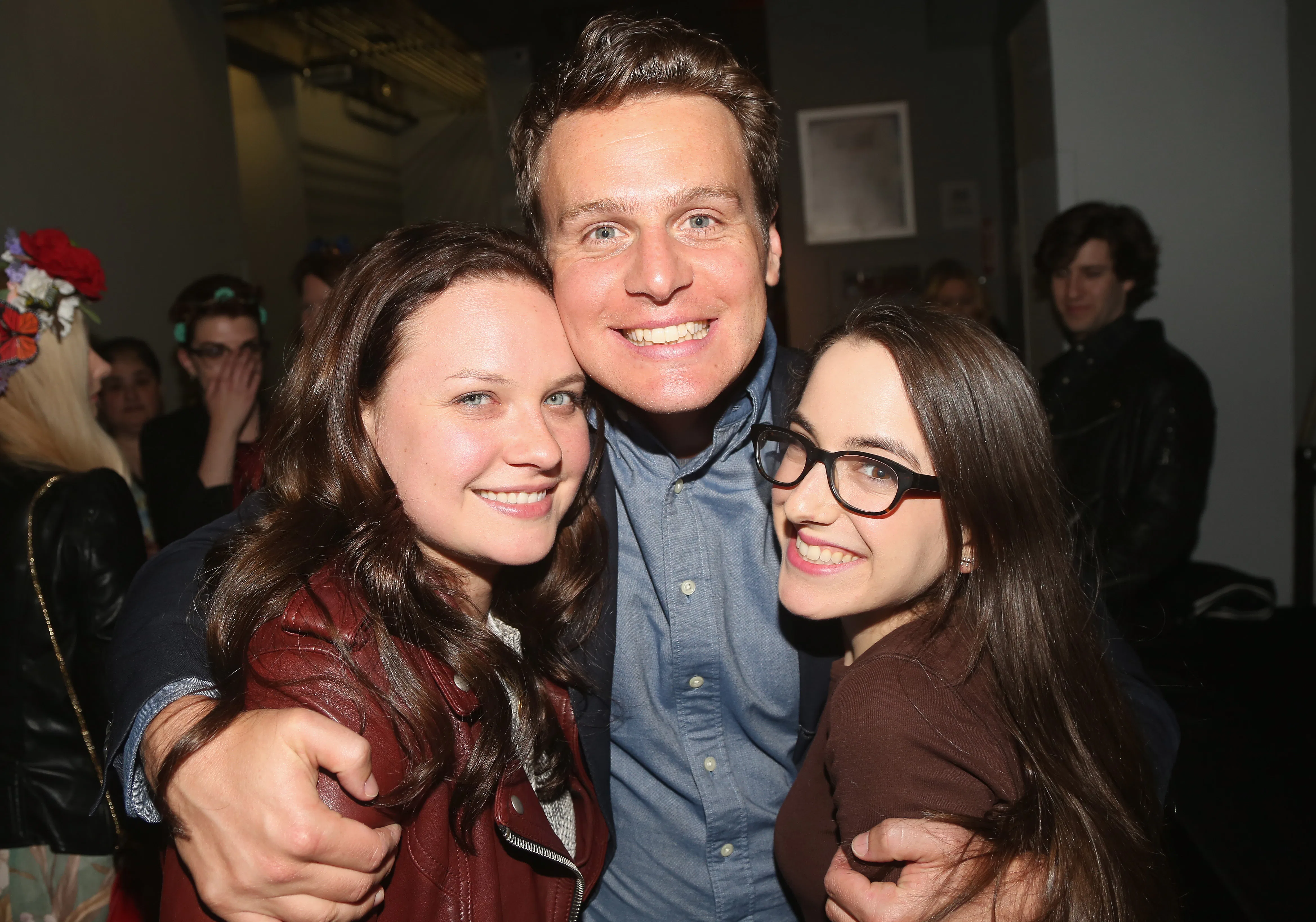 Lauren Pritchard, Jonathan Groff and Remy Zaken from "Spring Awakening" on Broadway