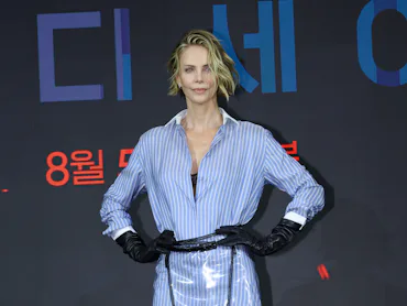 SEOUL, SOUTH KOREA - AUGUST 03: Actress Charlize Theron attends Universal Pictures "THE ODYSSEY" Se...
