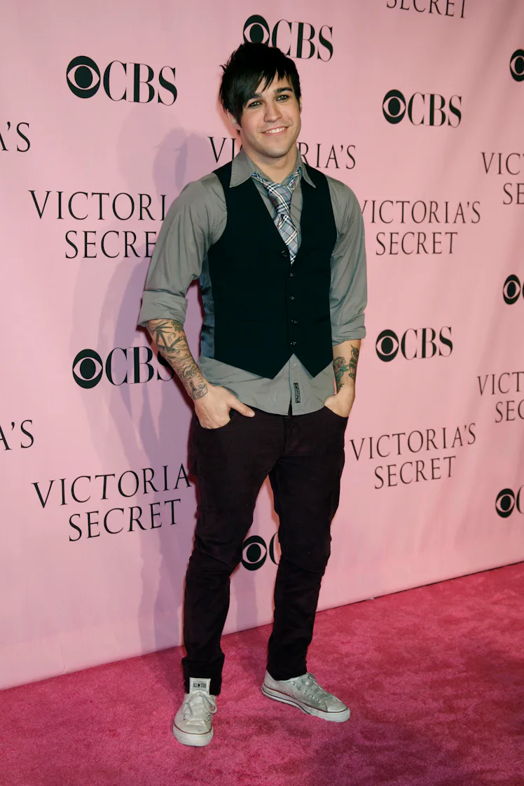 HOLLYWOOD, CA - NOVEMBER 16: Pete Wentz attends Victoria Secret Fashion Show - Arrivals at Kodak The...