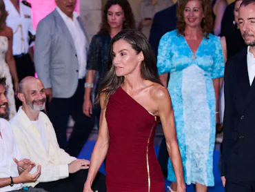PALMA DE MALLORCA, SPAIN - AUGUST 02: Queen Letizia of Spain attends the closing ceremony of the Atl...