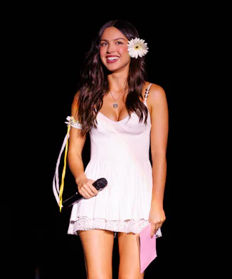 Olivia Rodrigo at Daisy Chain Fields Festival 2026 held at Great Park on August 29, 2026 in Irvine, ...