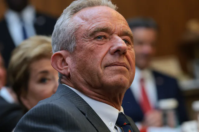 CAMP DAVID, MARYLAND - JULY 31: Secretary of Health and Human Services Robert F. Kennedy Jr. attend...