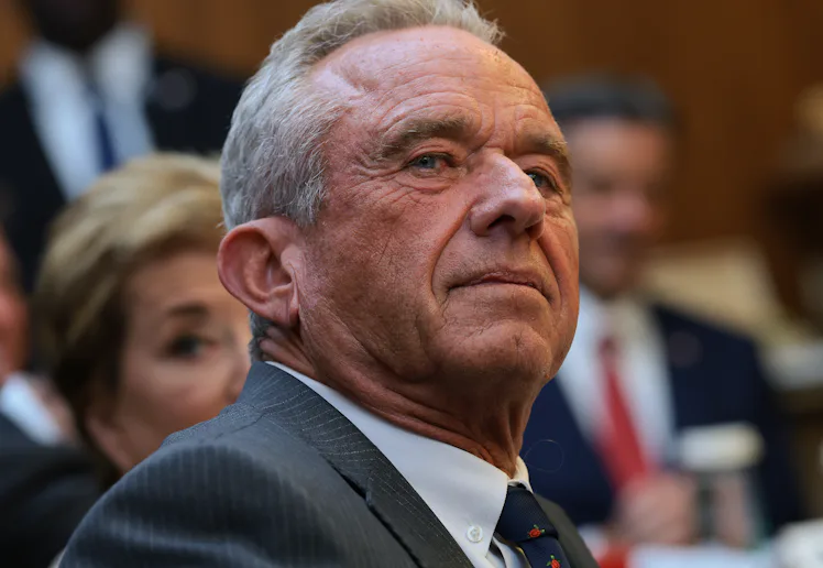 CAMP DAVID, MARYLAND - JULY 31: Secretary of Health and Human Services Robert F. Kennedy Jr. attend...