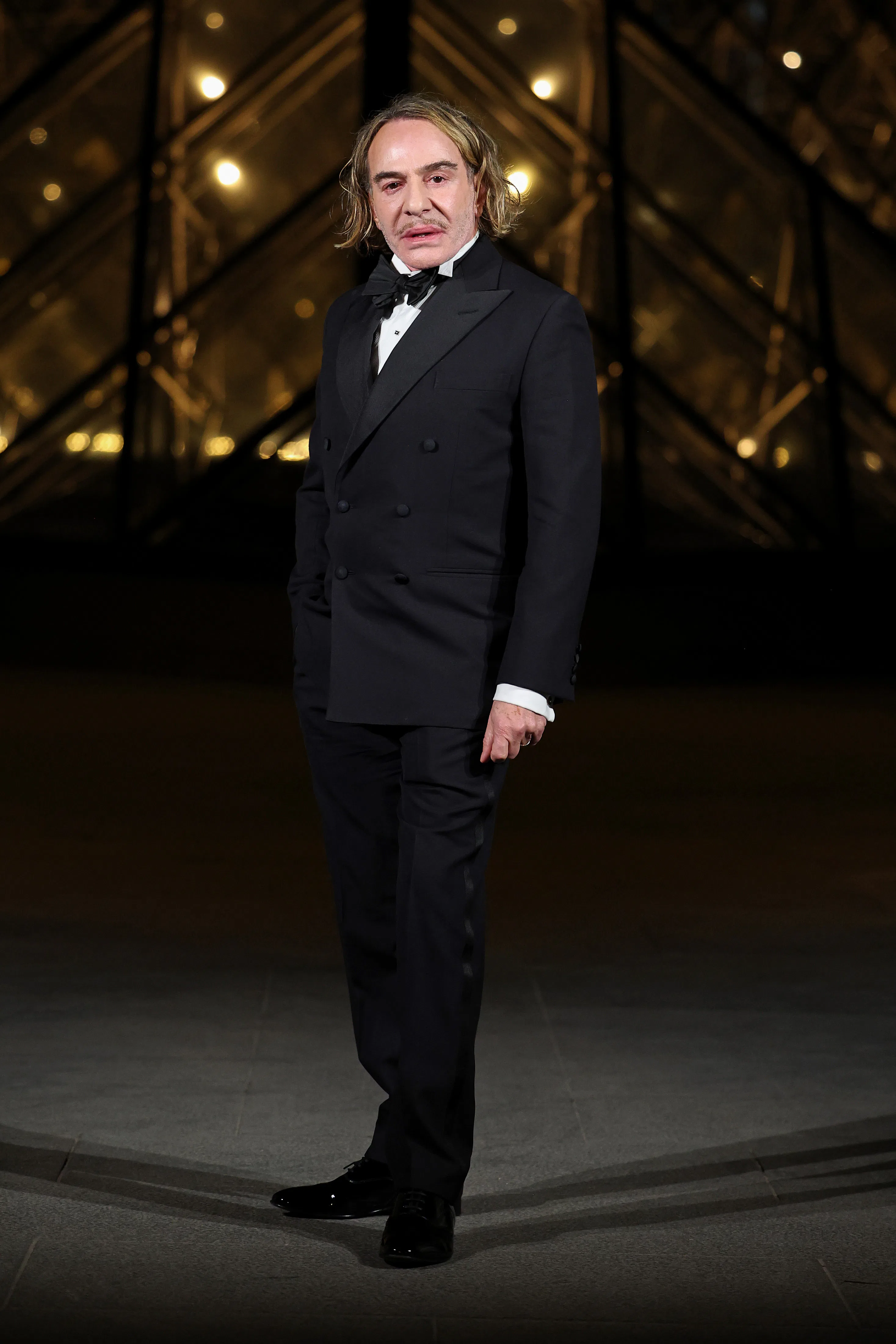 PARIS, FRANCE - MARCH 04: John Galliano attends the "Le Grand Diner du Louvre" Passage Richelieu Pho...