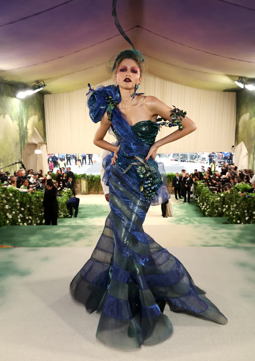 NEW YORK, NEW YORK - MAY 06: Zendaya attends The 2024 Met Gala Celebrating "Sleeping Beauties: Reawa...