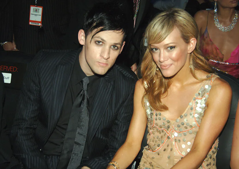 Joel Madden of Good Charlotte and Hilary Duff
