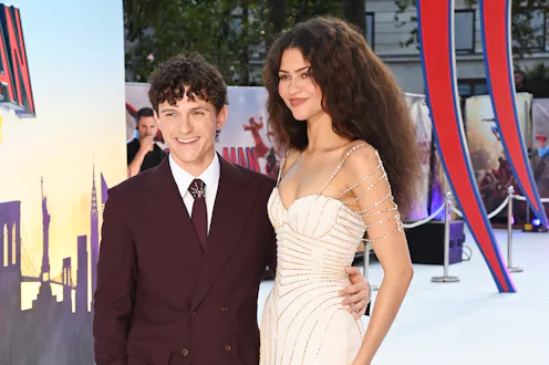LONDON, ENGLAND - JULY 29: Tom Holland and Zendaya attend the UK Premiere of "Spider-Man: Brand New ...