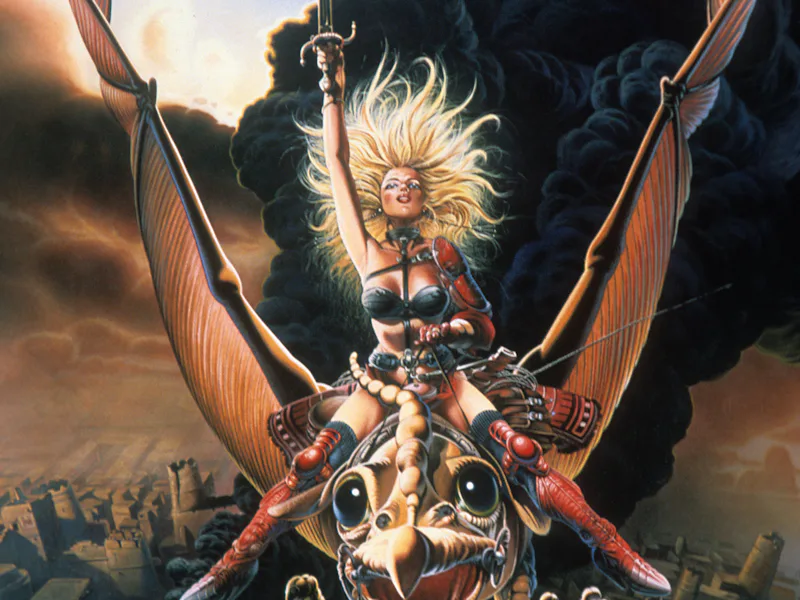 Taarna the avenging warrior in a scene from the film 'Heavy Metal', 1981. (Photo by Columbia Picture...