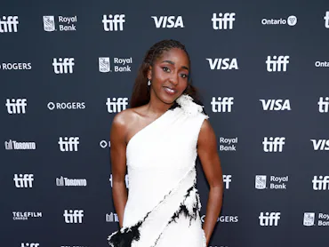 TORONTO, ONTARIO - SEPTEMBER 11: Ayo Edebiri attends the premiere of "Clarissa" during the 2026 Toro...