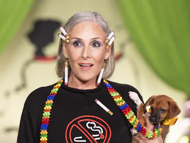 NEW YORK, USA - SEPTEMBER 09: Ricki Lake walks the runway during the Best in show by Rachel Antonoff...