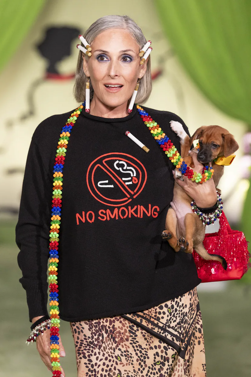 NEW YORK, USA - SEPTEMBER 09: Ricki Lake walks the runway during the Best in show by Rachel Antonoff...