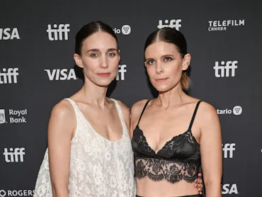 Rooney Mara and Kate Mara at the "Bucking Fastard" premiere at the 51st Toronto International Film F...