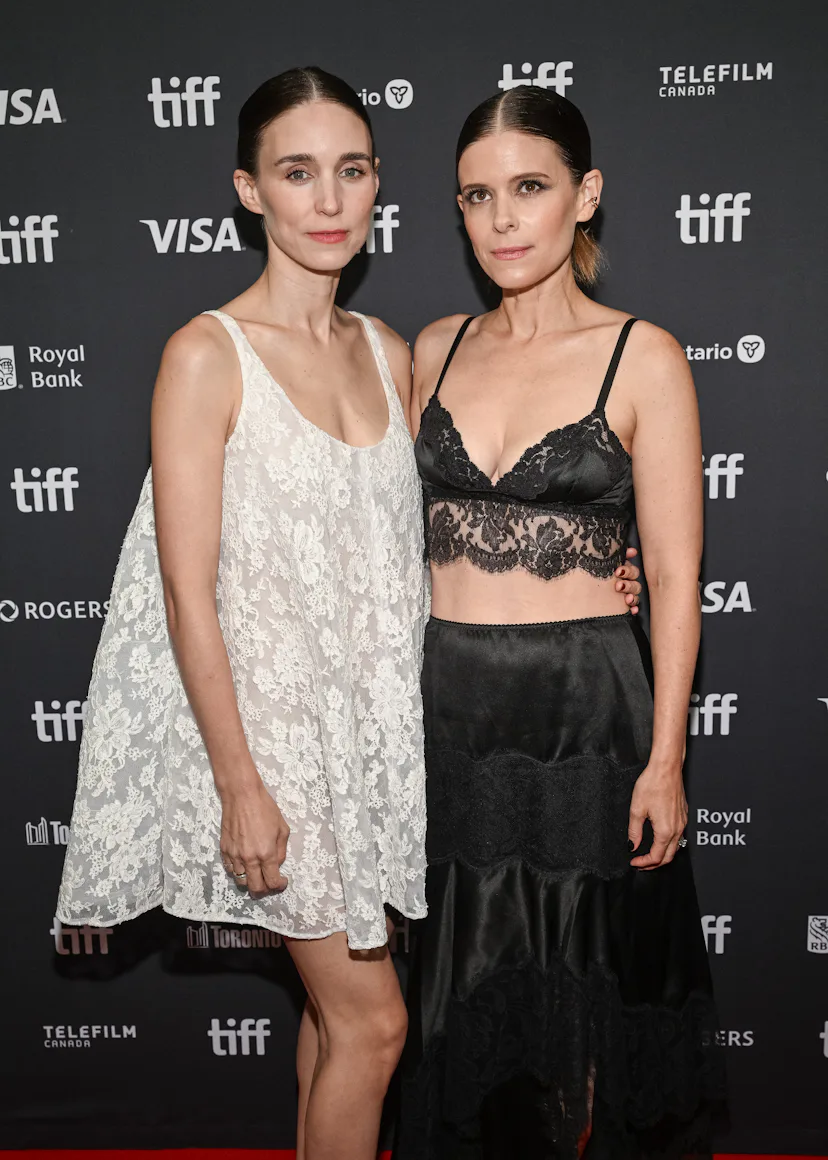 Rooney Mara and Kate Mara at the "Bucking Fastard" premiere at the 51st Toronto International Film F...