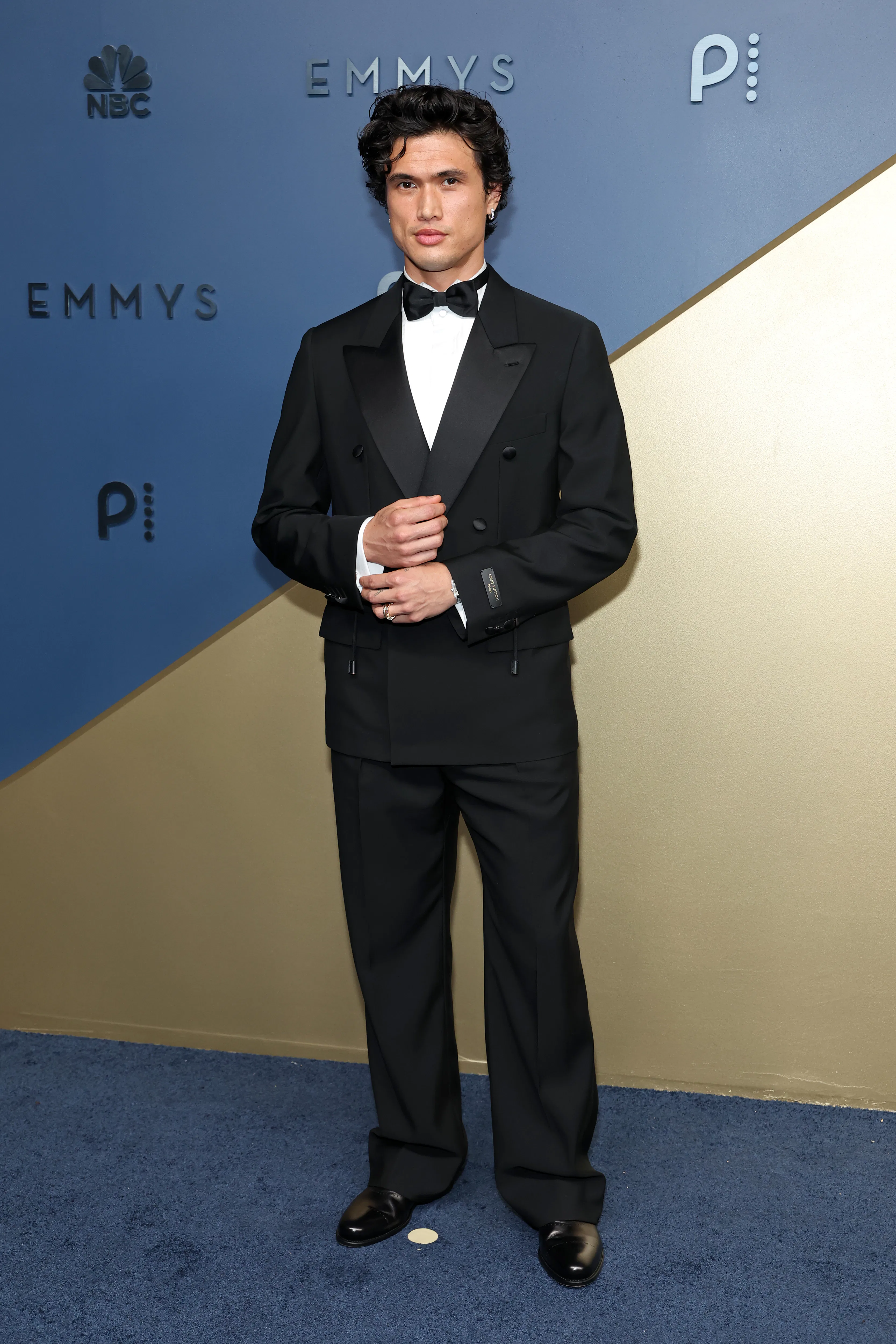 LOS ANGELES, CALIFORNIA - SEPTEMBER 14: Charles Melton attends the 78th Primetime Emmy Awards at Pea...