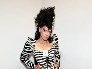 NEW YORK, NEW YORK - SEPTEMBER 14: Susanne Bartsch attends THE BLONDS 20th Anniversary Runway Show p...