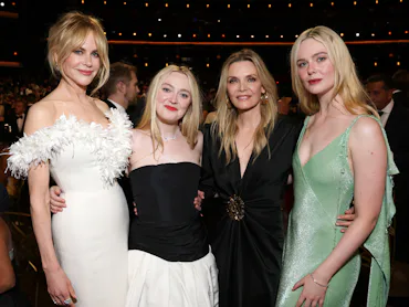 Nicole Kidman, Dakota Fanning, Michelle Pfeiffer, and Elle Fanning.