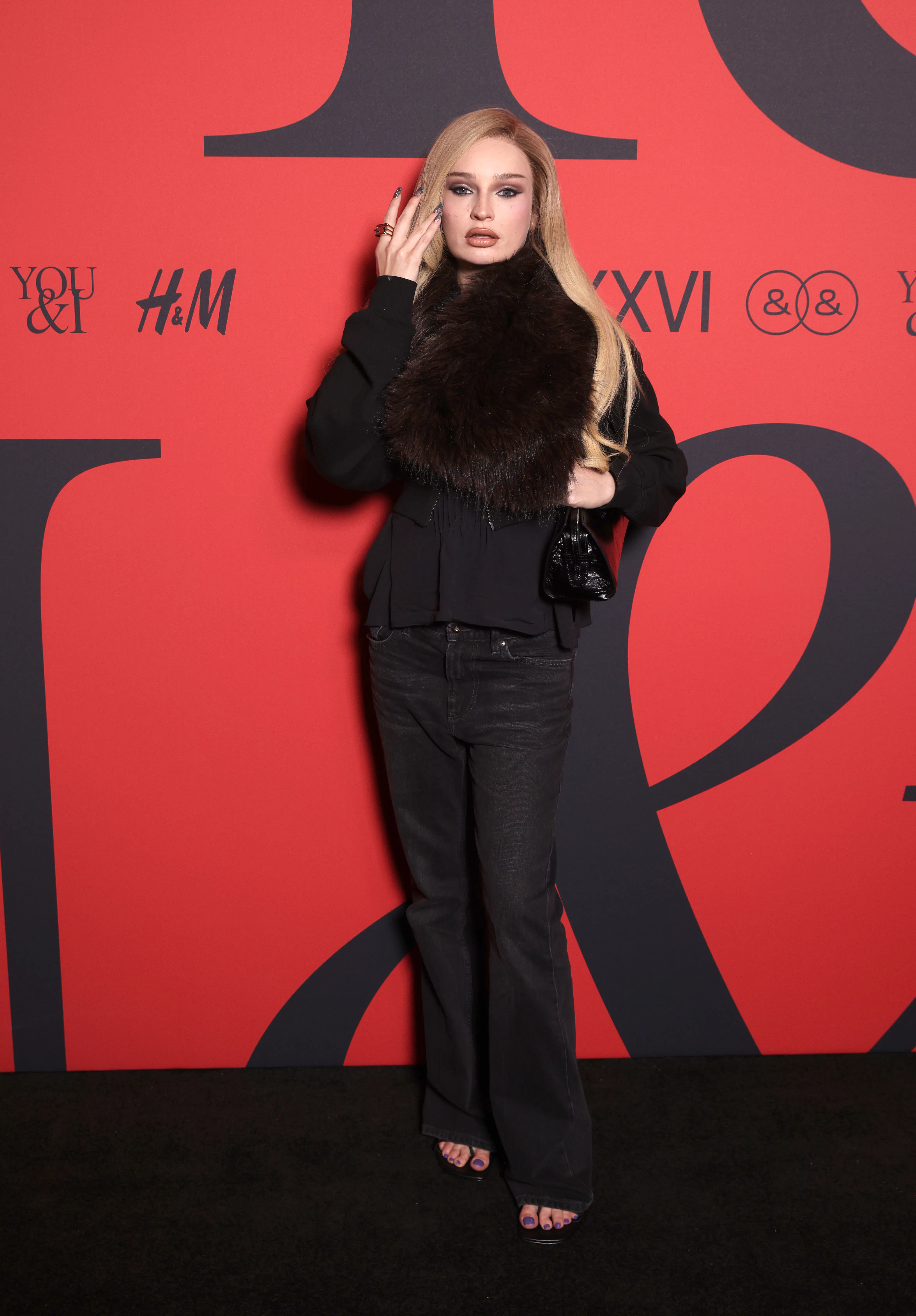 LONDON, ENGLAND - SEPTEMBER 17: Kim Petras attends the H&M show during London Fashion Week September...