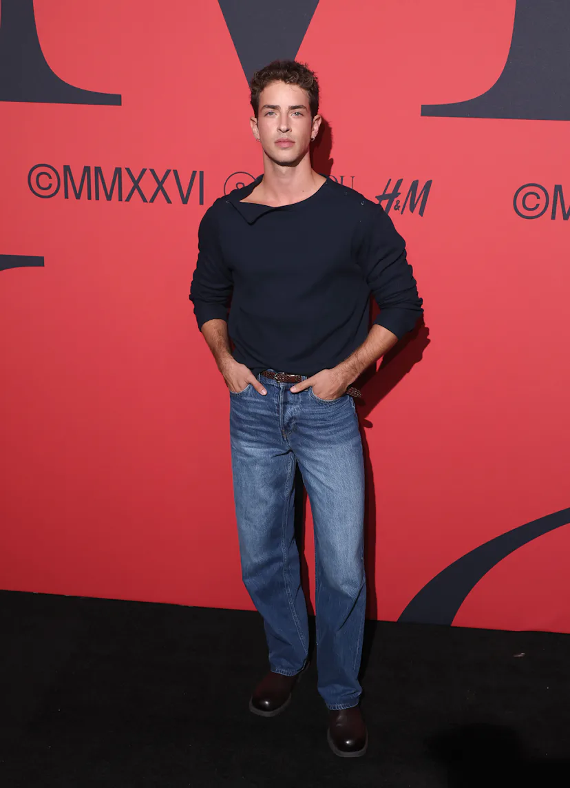 LONDON, ENGLAND - SEPTEMBER 17: Manu Rios attends the H&M show during London Fashion Week September ...