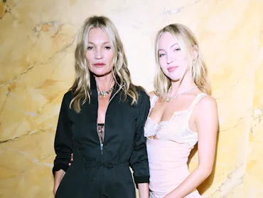 LONDON, ENGLAND - SEPTEMBER 20: Kate Moss and Lila Moss join Kate Moss & Katie Grand with The Diamon...