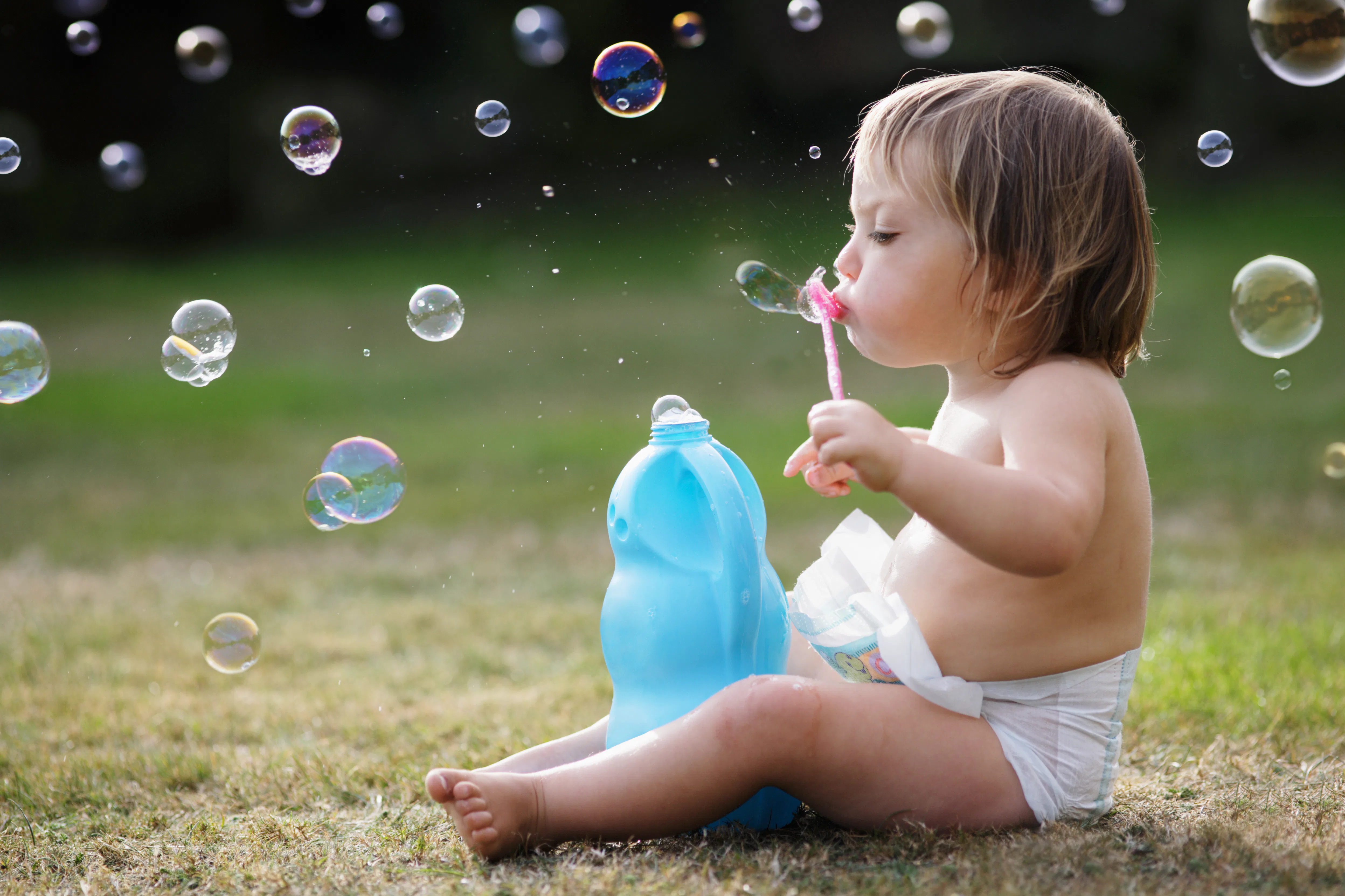 Our kid saw another 2-year-old wielding a bubble machine on a porch. Let me tell you: sometimes chil...