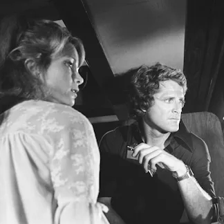 GEMINI MAN -- "Night Train to Dallas" Episode 5 -- Aired 10/14/76 -- Pictured: (l-r) Katherine Crawf...