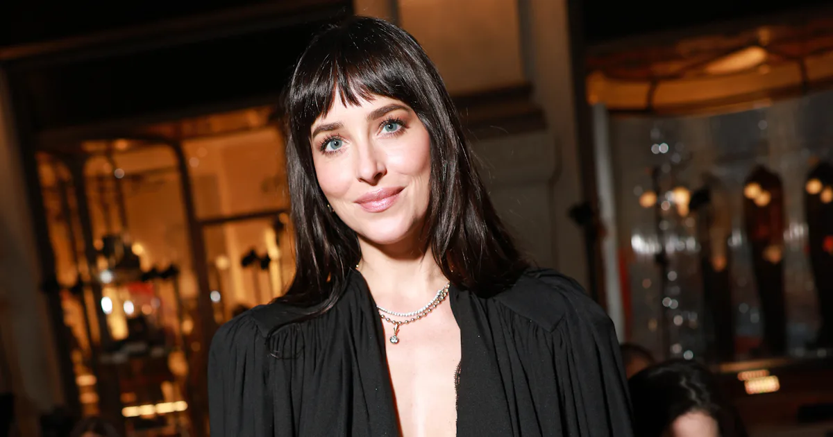 Valentino’s Updated Spike Bag Gets Its Shine On Dakota Johnson
