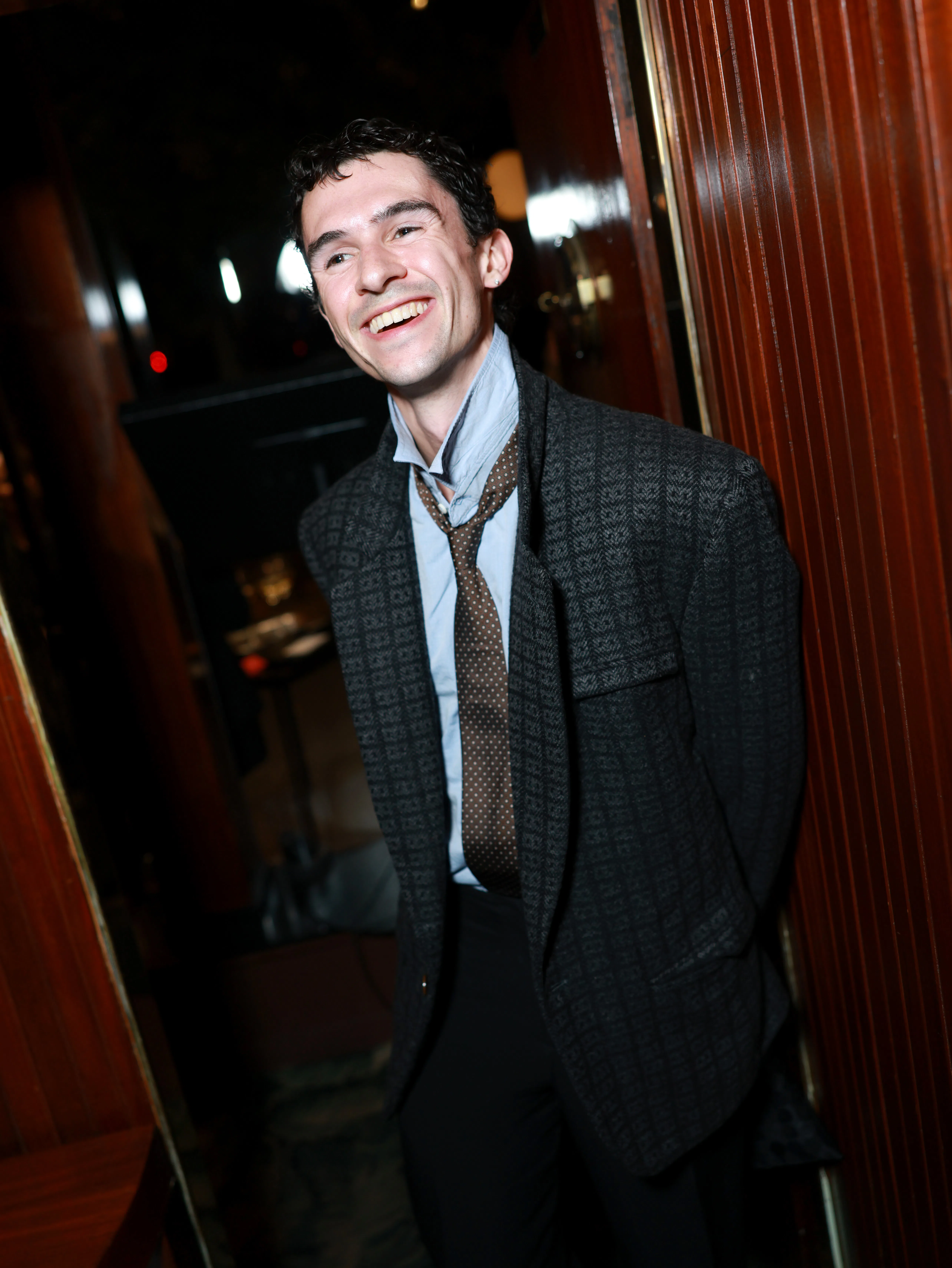 PARIS, FRANCE - SEPTEMBER 28: Conner Ives attends W Magazine and Bloomingdale's Paris Fashion Week D...
