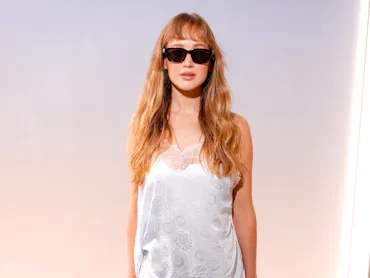 Jennifer Lawrence at the Christian Dior fashion show as a part of RTW Spring/Summer 2027 fashion wee...