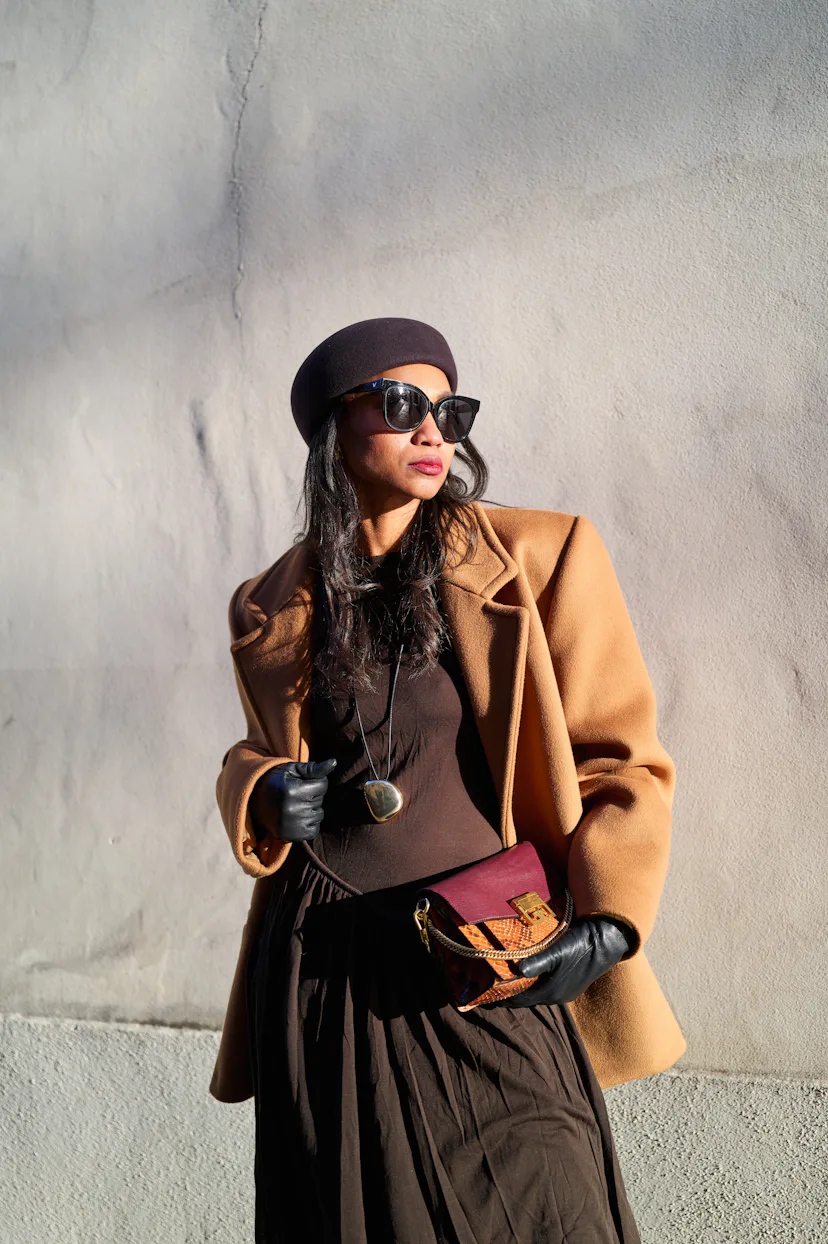 Emilie Joseph fashion week street style