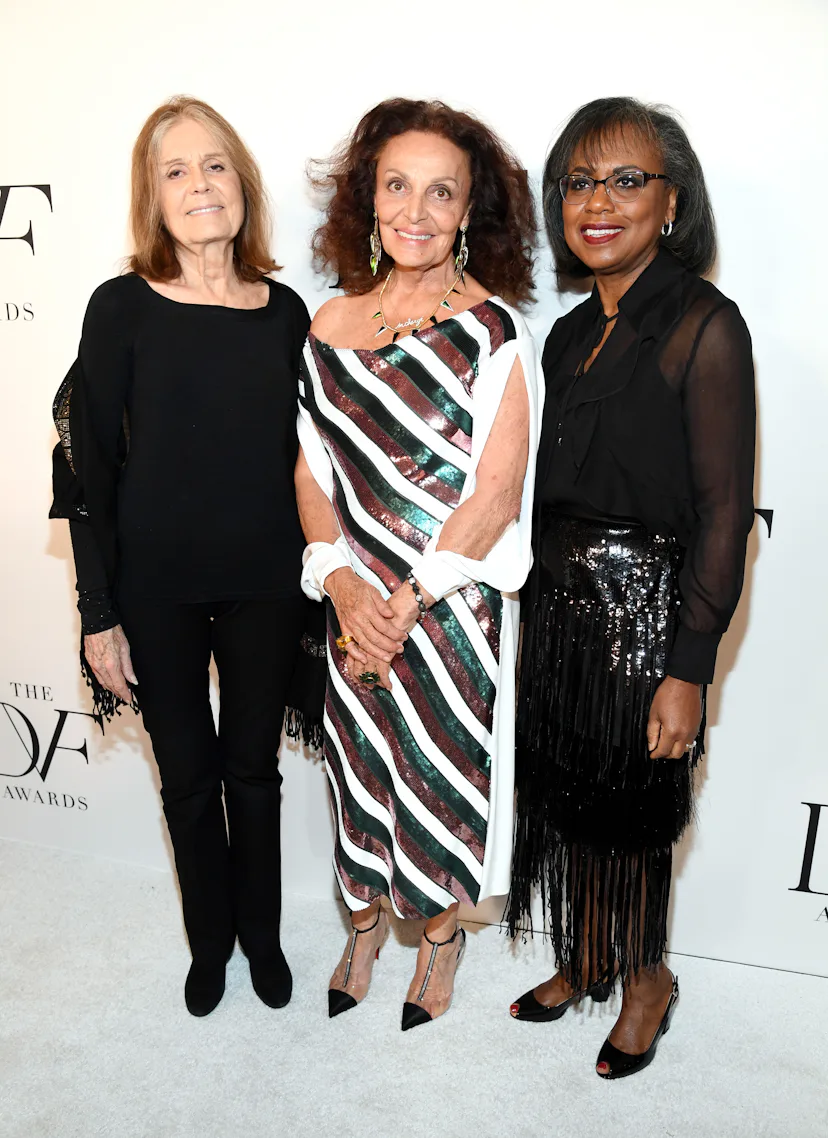 Gloria Steinem, Diane von Furstenberg, Anita Hill, culture, celebrity, fashion, designers