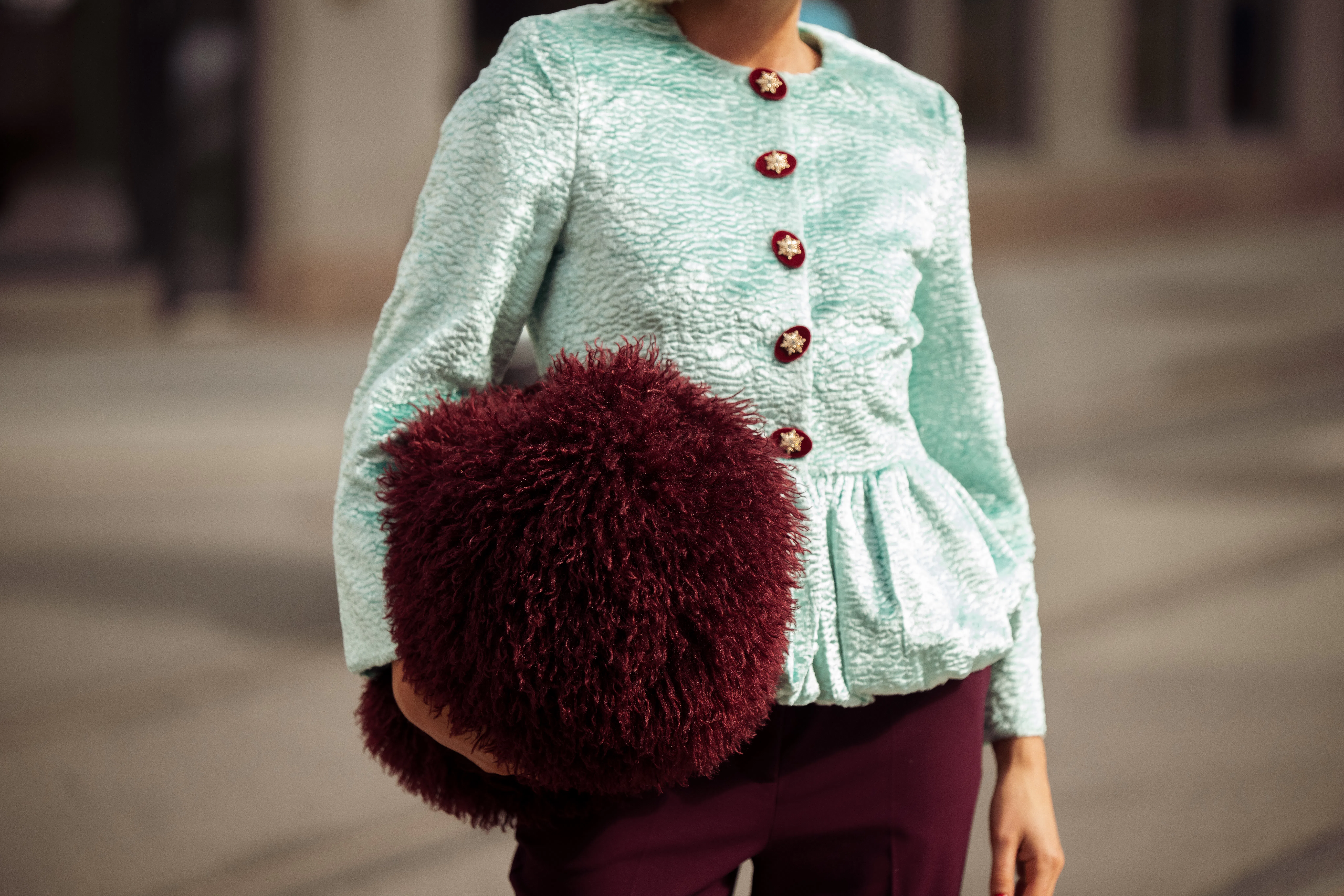 Textured look at fashion ween