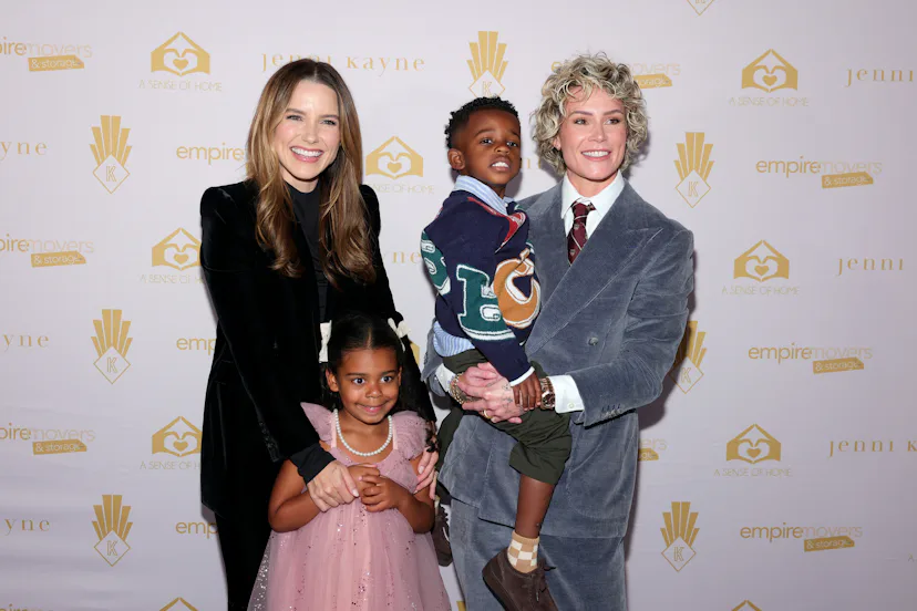 Sophia Bush, Sloane Krieger-Harris, Ocean Krieger-Harris, and Ashlyn Harris