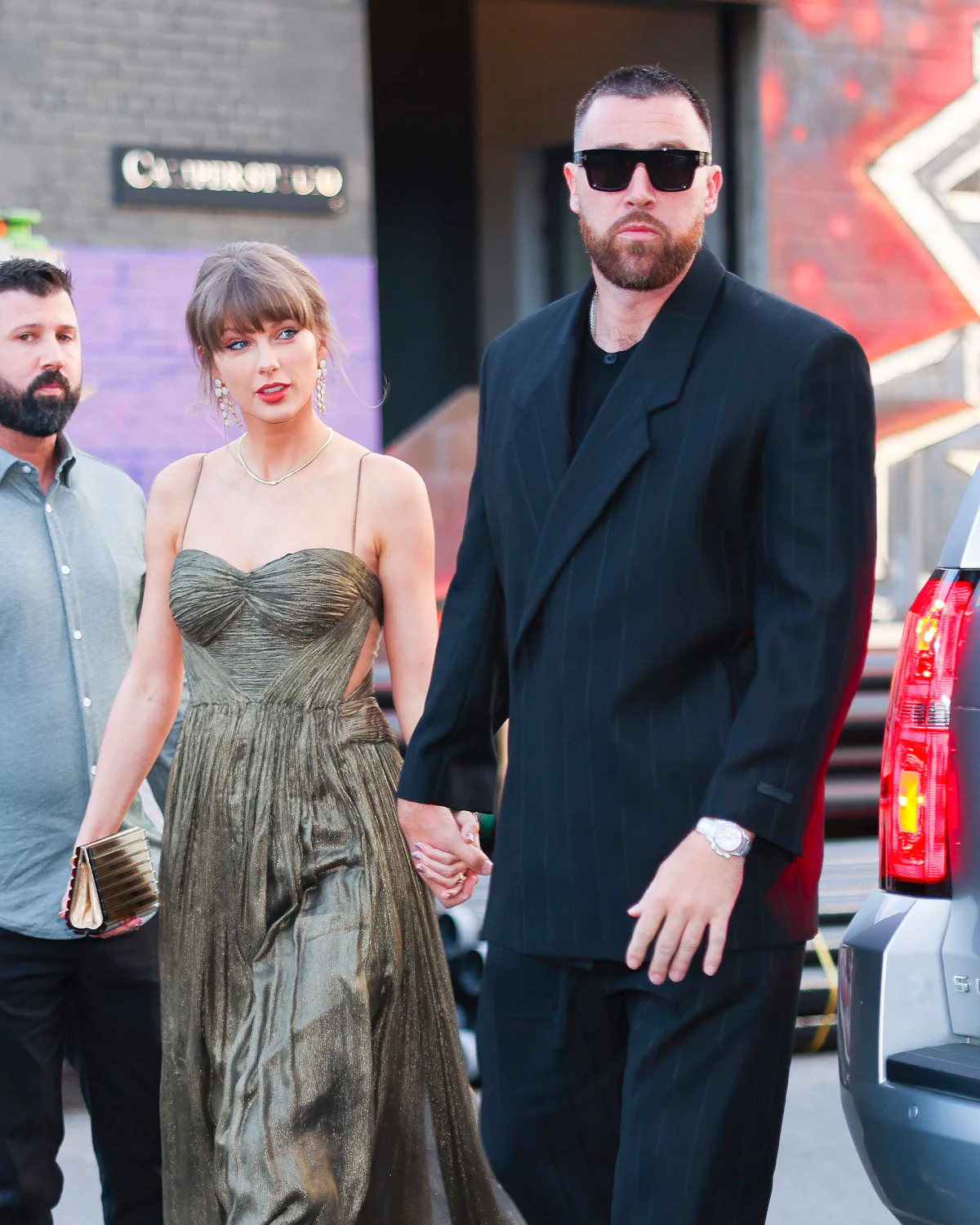 Taylor Swift And Travis Kelce Color Coordinated Their Outfits For Date Night