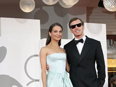 Swedish actress Alicia Vikander and German actor Michael Fassbender at the 83 Venice International F...