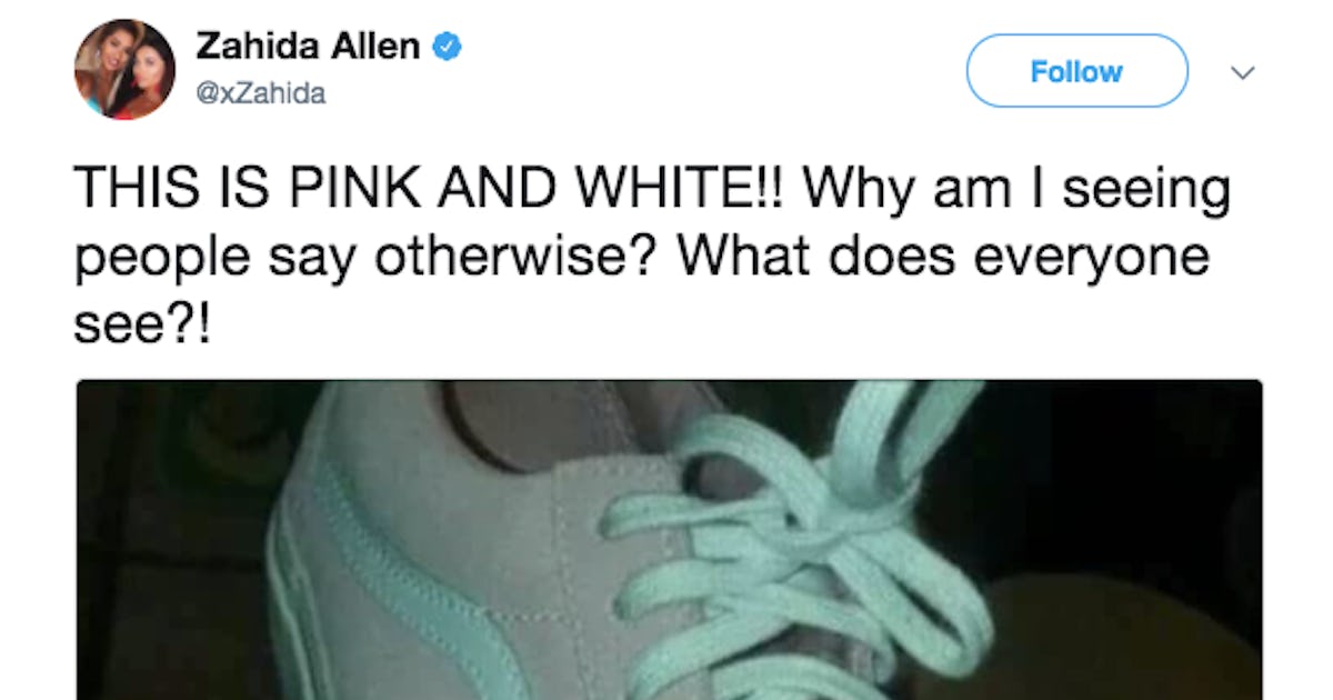 Pink and white or blue and grey hot sale vans