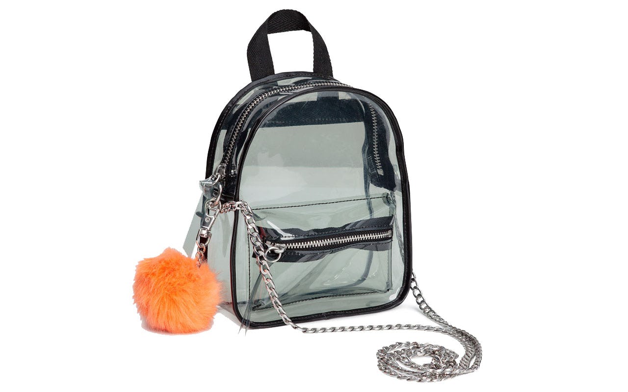 h&m clear backpack