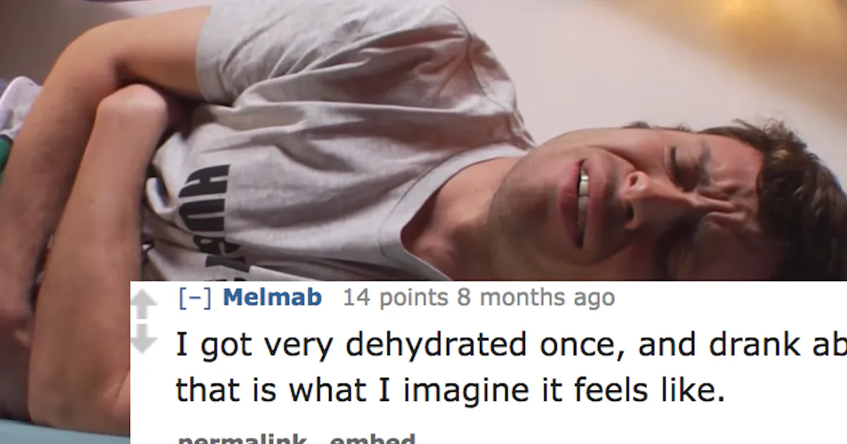 13 Men Guess What Period Pain Feels Like Honestly Some Of Them Aren T Too Far Off Base
