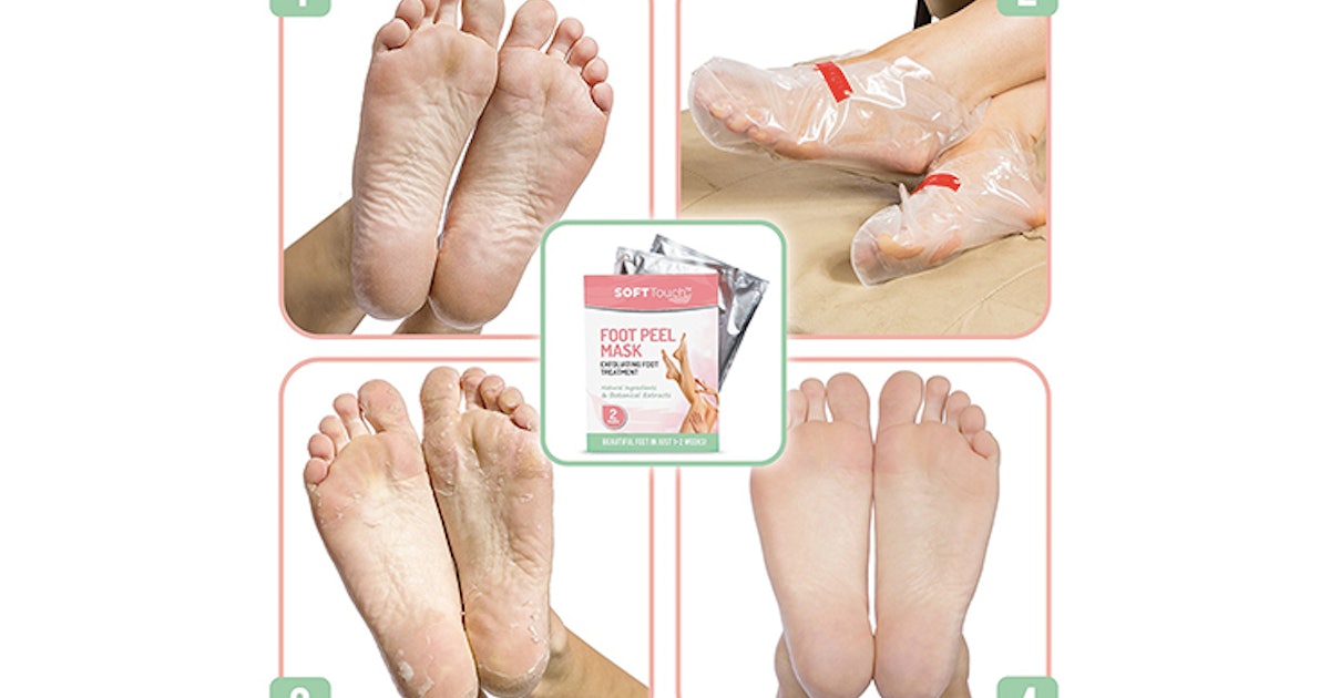 feet peeling mask