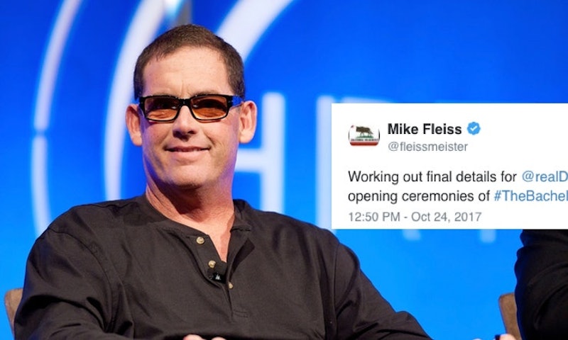 Mike Fleiss Tweet About The Bachelor Winter Games Donald Trump Will Make You Seriously Roll Your Eyes