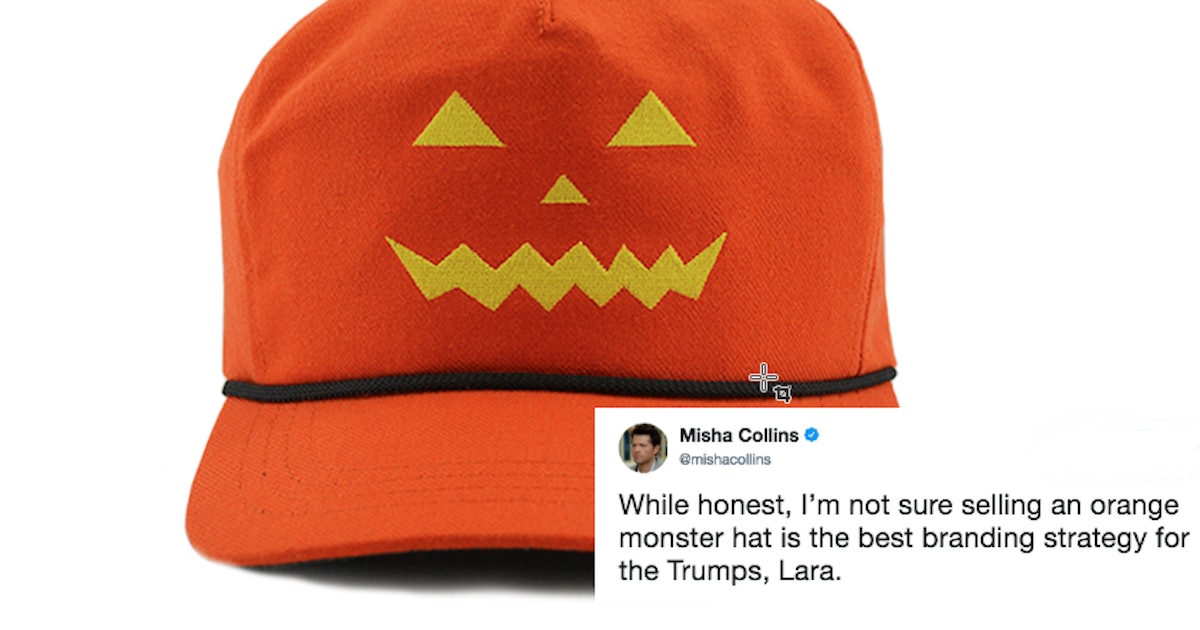 Donald Trump S Pumpkin Make America Great Again Hat Is Giving Twitter A Lot Of Feelings