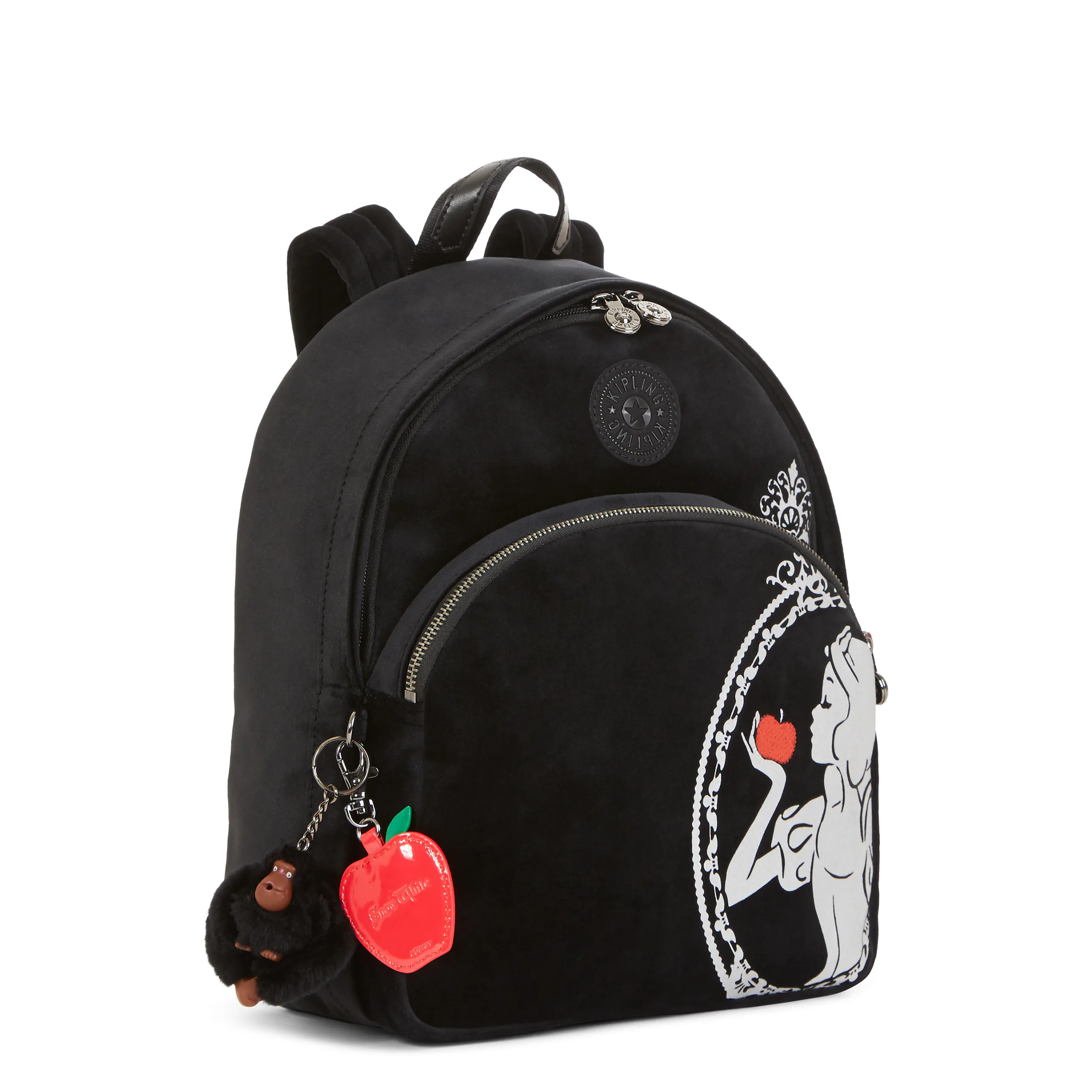 Kipling Snow White Collab Disney EUC Velvet Mini Backpack Cute Apple Mirror Kipling | Bags | Kipling Snow White Collab Disney Euc Velvet  main image 2