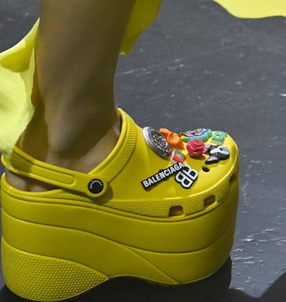 Balenciaga 2025 crocs outfit