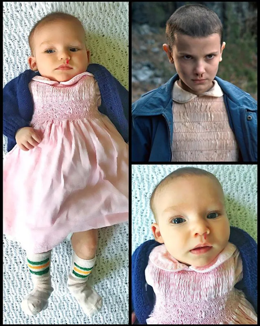 These Adorable Babies Dressed As Eleven From 'Stranger Things' Will Make Your Freakin' Day These Adorable Babies Dressed As Eleven From 'Stranger Things' Will Make Your Freakin' Day