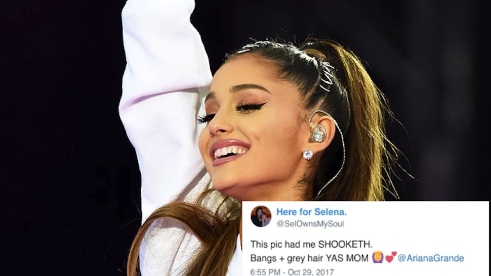 Are Ariana Grandes Bangs Real She Looks So Fierce