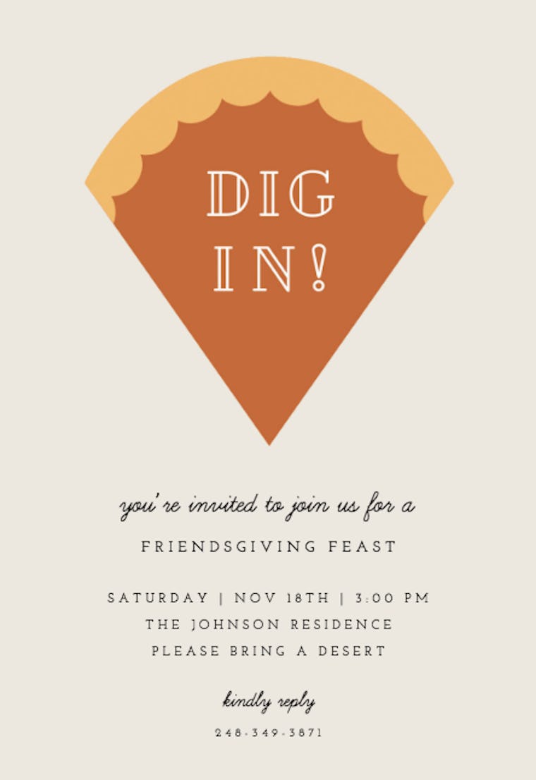 Friendsgiving 2017 Invitation Templates That Will Make You Actually