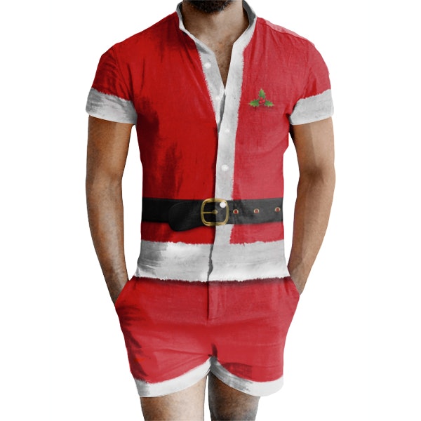 Christmas sale male romper