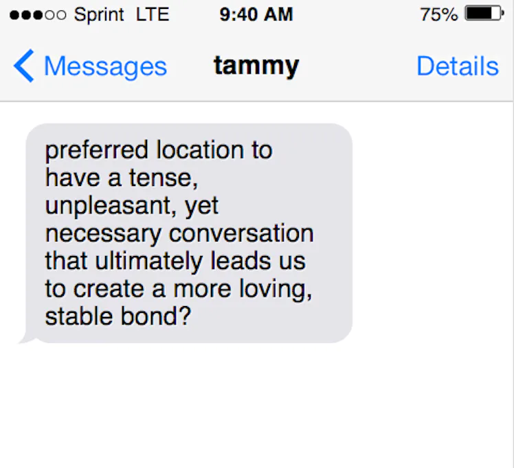 5 Serious Texts To Send Your Partner When You're Mad Besides
