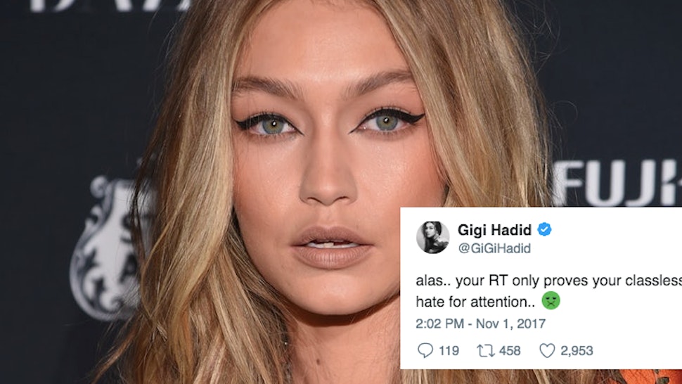Gigi Hadid’s Response To An Insensitive Tweet About Muslims Is Making