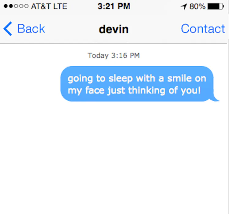Sleep Texting Examples 5 Texts To Send Before Bed So You're On Your Partner's Mind As They Go ...