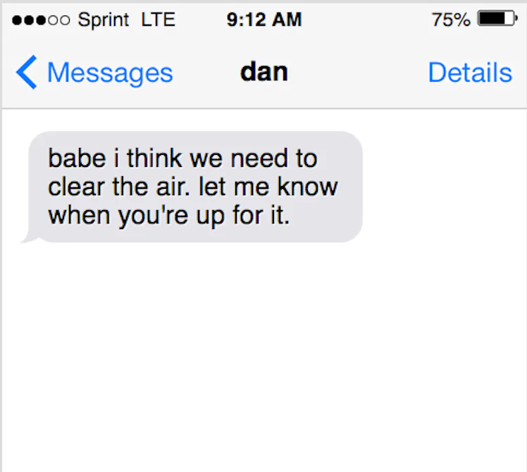 5 Serious Texts To Send Your Partner When You're Mad Besides